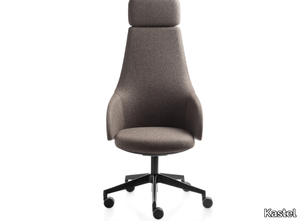 KONTEA - Height-adjustable fabric executive chair with armrests _ Kastel