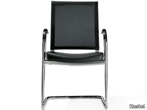 KOSMO - Cantilever chair with armrests _ Kastel