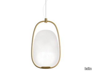 LANNÀ - Opal glass pendant lamp _ KDLN