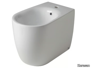 NOLITA 5320 - Floor mounted back to wall ceramic bidet _ Kerasan