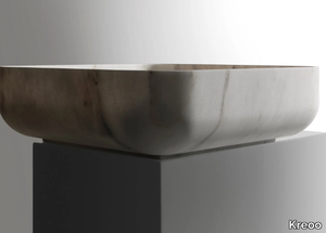 BOWL 3 - Countertop marble washbasin _ Kreoo