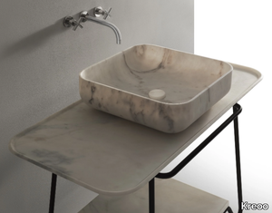 TRAYS - Marble washbasin countertop _ Kreoo