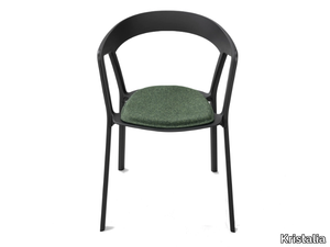 COMPAS - Stackable polypropylene chair _ Kristalia