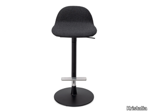 PILAT - Swivel fabric stool height-adjustable _ Kristalia