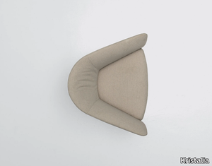TUILE - Sunbrella® garden armchair with armrests _ Kristalia