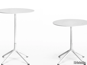 ELEPHANT - Round drop-leaf die cast aluminium table _ Kristalia