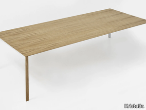 THIN-K WOOD - Extending rectangular wooden table _ Kristalia