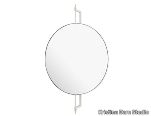 ROTATING MIRROR - Double-sided round wall-mounted mirror _ Kristina Dam Studio