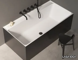 MANTA - Rectangular built-in Tecnoril® bathtub _ LASA IDEA