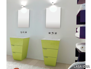 LIBECCIO 10 - Vanity unit with drawers _ LASA IDEA