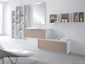 METROPOLIS 15 - Vanity unit with drawers _ LASA IDEA