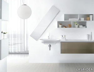 METROPOLIS 16 - Single wall-mounted vanity unit _ LASA IDEA