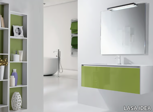 METROPOLIS 21 - Wall-mounted vanity unit _ LASA IDEA