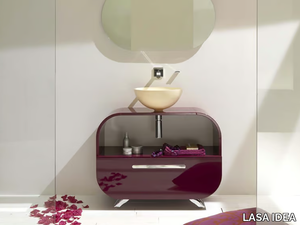 FLUX_US 12 - Floor-standing single vanity unit _ LASA IDEA