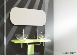 FLUX_US 18 - Double washbasin countertop _ LASA IDEA