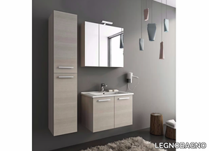 HARLEM H7 - Wall-mounted vanity unit with doors _ LEGNOBAGNO