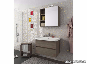 SOHO S1 - Wall-mounted vanity unit with drawers _ LEGNOBAGNO