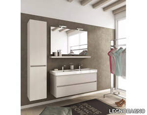 SOHO S15 - Wall-mounted vanity unit with drawers _ LEGNOBAGNO