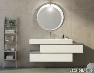 FREEDOM FL23 - Single wall-mounted vanity unit with drawers _ LEGNOBAGNO