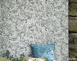 JEAN PAUL GAULTIER - KENYA - Washable nonwoven wallpaper with floral pattern _ LELIEVRE