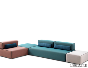 LX396 - Modular fabric sofa _ LEOLUX LX