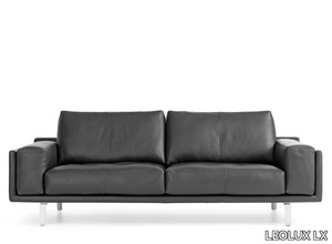 LX679 - 2 seater leather sofa _ LEOLUX LX