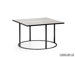 LX641 - Low square Ceramic materials coffee table _ LEOLUX LX