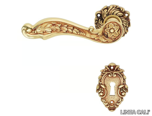 JARDIN - Louis XIV brass door handle with lock _ LINEA CALI'