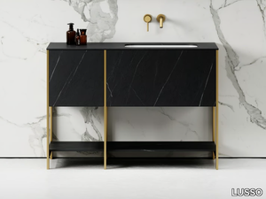 MOODE - Floor-standing single vanity unit with drawers _ LUSSO