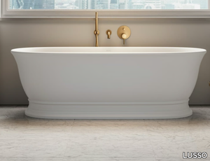 MORITZ - Freestanding oval Resin Stone bathtub _ LUSSO