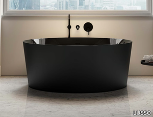 PALAIS - Freestanding round Resin Stone bathtub _ LUSSO