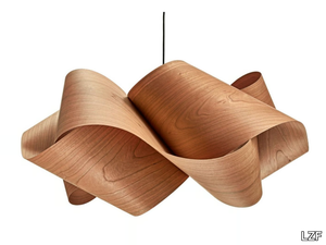 SWIRL - Handmade wood veneer pendant lamp _ LZF