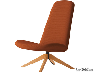 MYPLACE - Swivel fabric armchair _ La Cividina