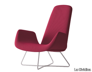 MYPLACE - Sled base armchair with armrests _ La Cividina