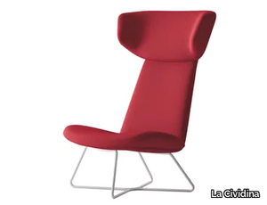 MYPLACE - Sled base wing armchair _ La Cividina