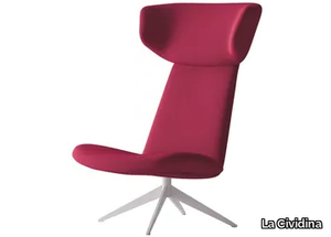 MYPLACE - Swivel wing armchair with headrest _ La Cividina
