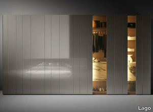 N.O.W. - Glass wardrobe with sliding doors _ Lago