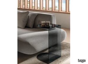 TELL - Glass side table _ Lago