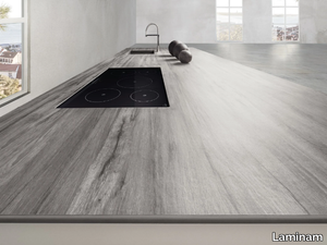 FURNISHING - LEGNO VENEZIA - Ceramic kitchen worktop _ Laminam