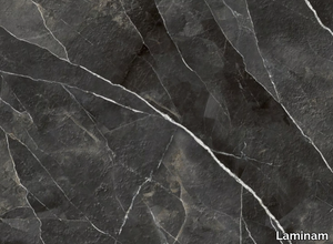 CALACATTA BLACK BOCCIARDATO - Laminam® wall tiles with marble effect _ Laminam