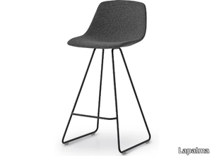 MIUNN - Sled base high stool with back _ Lapalma