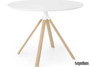 FORK - Round aluminium table _ Lapalma