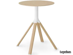 FORK - Round wooden table _ Lapalma