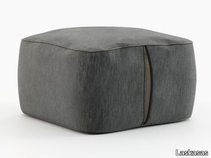 FRASER - Square fabric pouf _ Laskasas