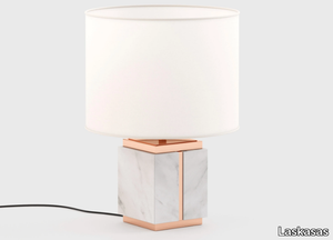 LITTLE JACK - Nero Marquina marble table lamp _ Laskasas