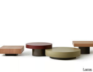 DOLMEN - Wooden coffee table _ Lema