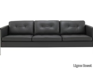 ANDY - 3 seater leather sofa _ Ligne Roset