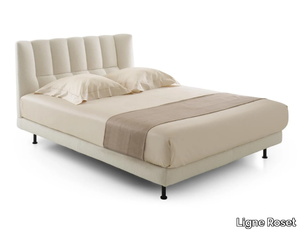 EVISA - Fabric double bed with upholstered headboard _ Ligne Roset