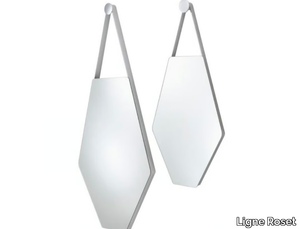 MON BEAU MIROIR - Wall-mounted glass and steel mirror _ Ligne Roset