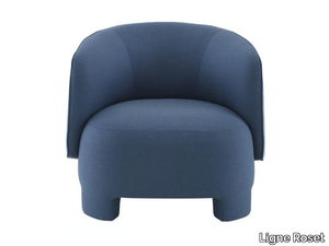 TARU - Fabric easy chair with armrests _ Ligne Roset